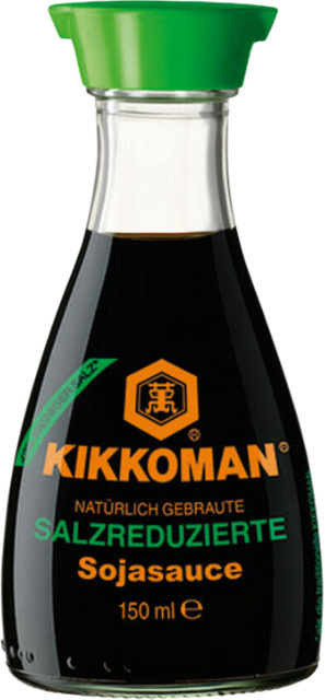 Kikkoman Sojasauce salzreduziert natürlich gebraut 150 ml - Bild 1
