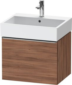 Duravit Waschtischunterschrank D-Neo, Wandhängend, Braun, B: 58,4 cm, T: 44,2 cm - Bild 1
