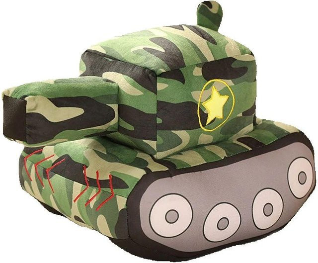 Yiran toy Panzer Plüschtier, Camo Geländepanzer, 22cm, ab 3 Jahre - Bild 1