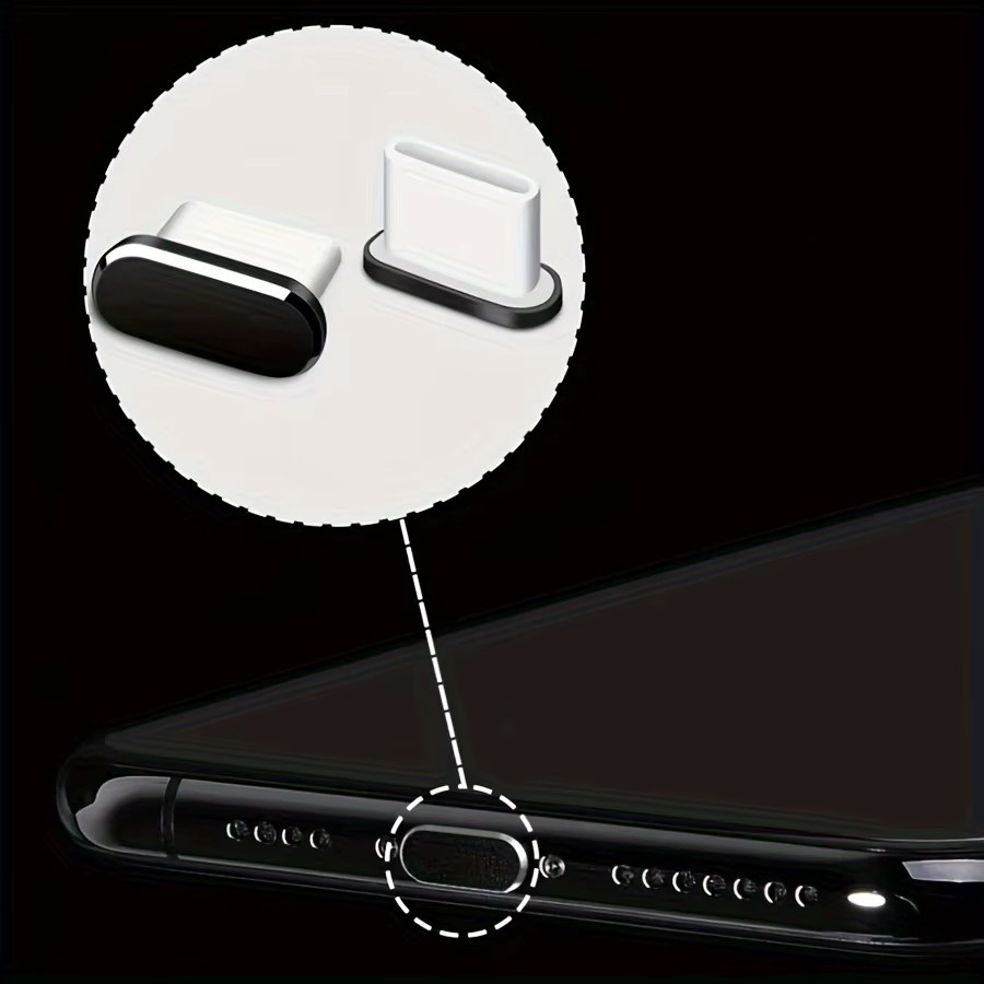 Abay 14-teiliges USB-C Reinigungsset für Handy-Ladeanschlüsse in Weiß - Bild 3