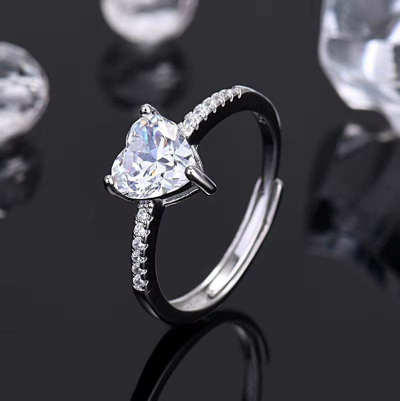 SAY Ring 925 Silber, Zirkonia, Damen - Bild 3