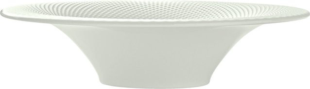 HEART&SOUL Teller tief Pine Relief rund coup, cremeweiß, 3er Pack, Durchmesser: 27 cm, Höhe: 6,5 cm, 400 ml - Bild 1