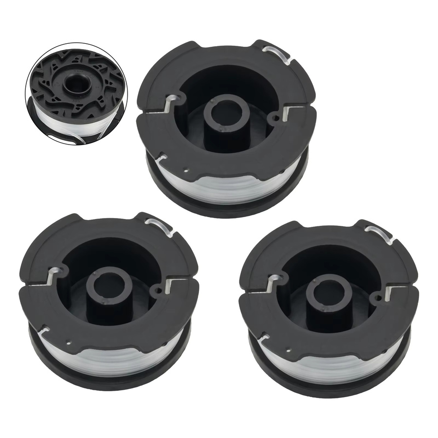 3er Set Linienspulen in Schwarz für Decker Rasenmäher Modelle a6485 gl280 gl301 gl425 gl430 gl545 gl555 glc13 glc2500 glc2500l - Bild 2