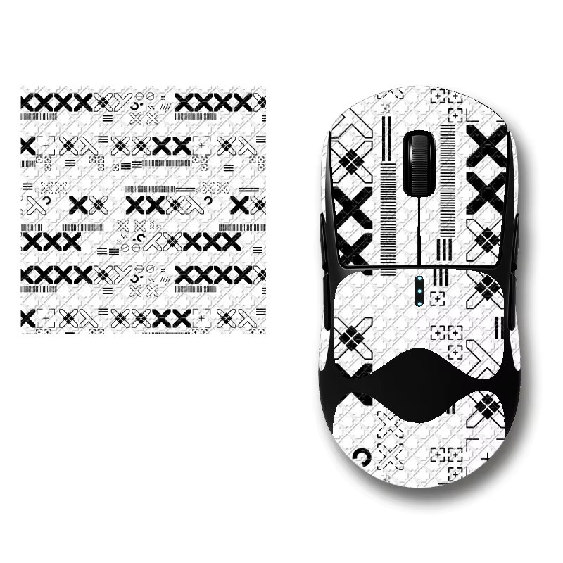 JETTING Anti-Rutsch-Mausaufkleber zum Selbermachen, schweißfestes und verschleißfestes Gaming-Mausgriffband, Multicolor, B x H: 15 x 14,8 cm - Bild 3