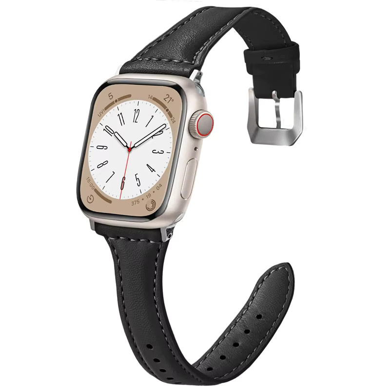 NEY Uhrenarmband Leder, Schwarz, Damen - Bild 1