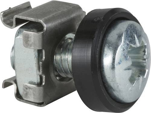 Schneider Electric NSYGFR95M63 Montagematerial Set aus Schrauben, Unterlegscheiben und Muttern in Silber - Bild 1