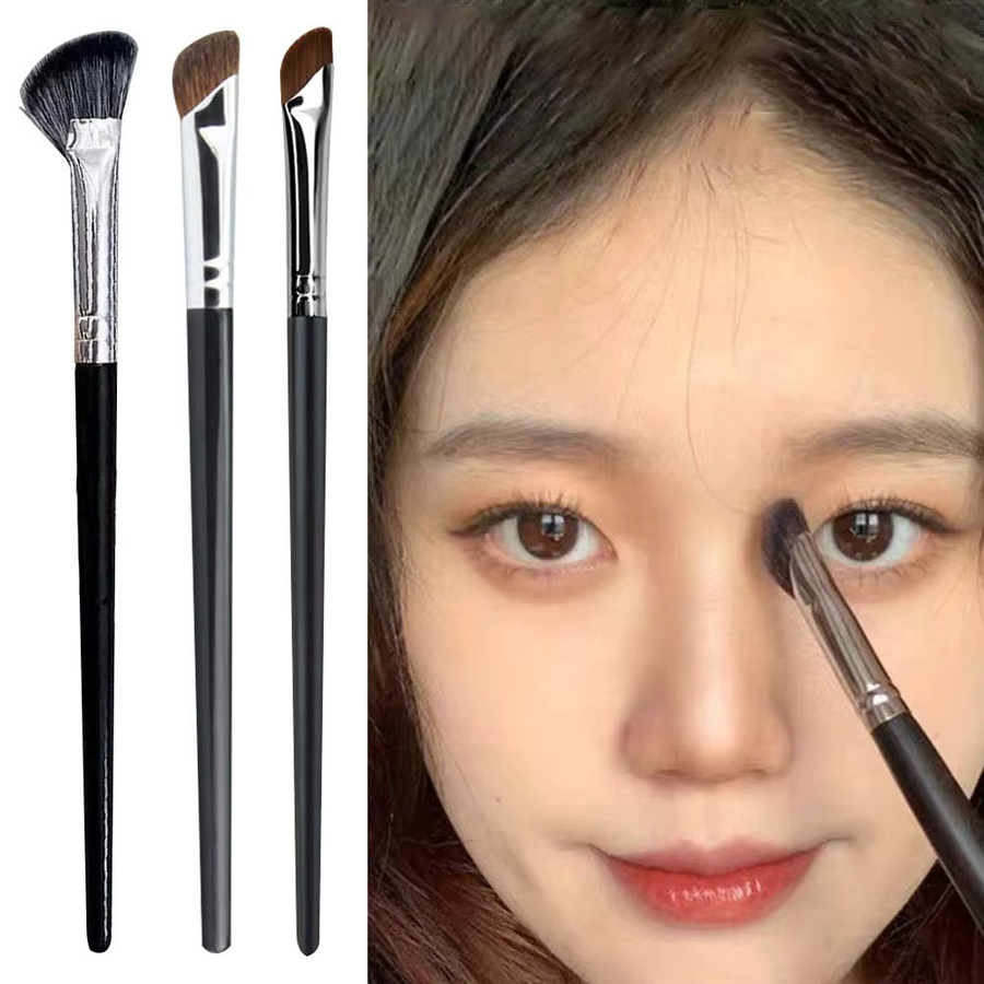 jaysuing Blade-Eyeliner-Pinsel, ultradünn, abgewinkelt, Unisex - Bild 2