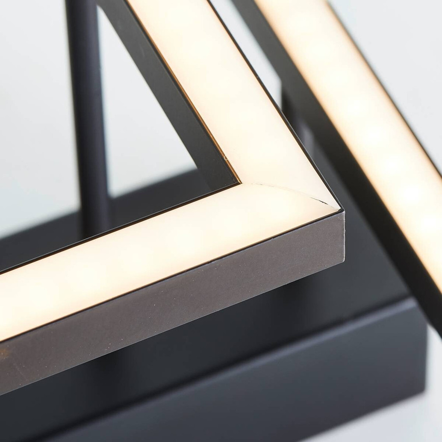 Brilliant Ranut LED Deckenleuchte schwarz aus Metall und Kunststoff, 2-flammig, 17W, 3000K, dimmbar, B/H/T: 32 x 19 x 35 cm - Bild 4