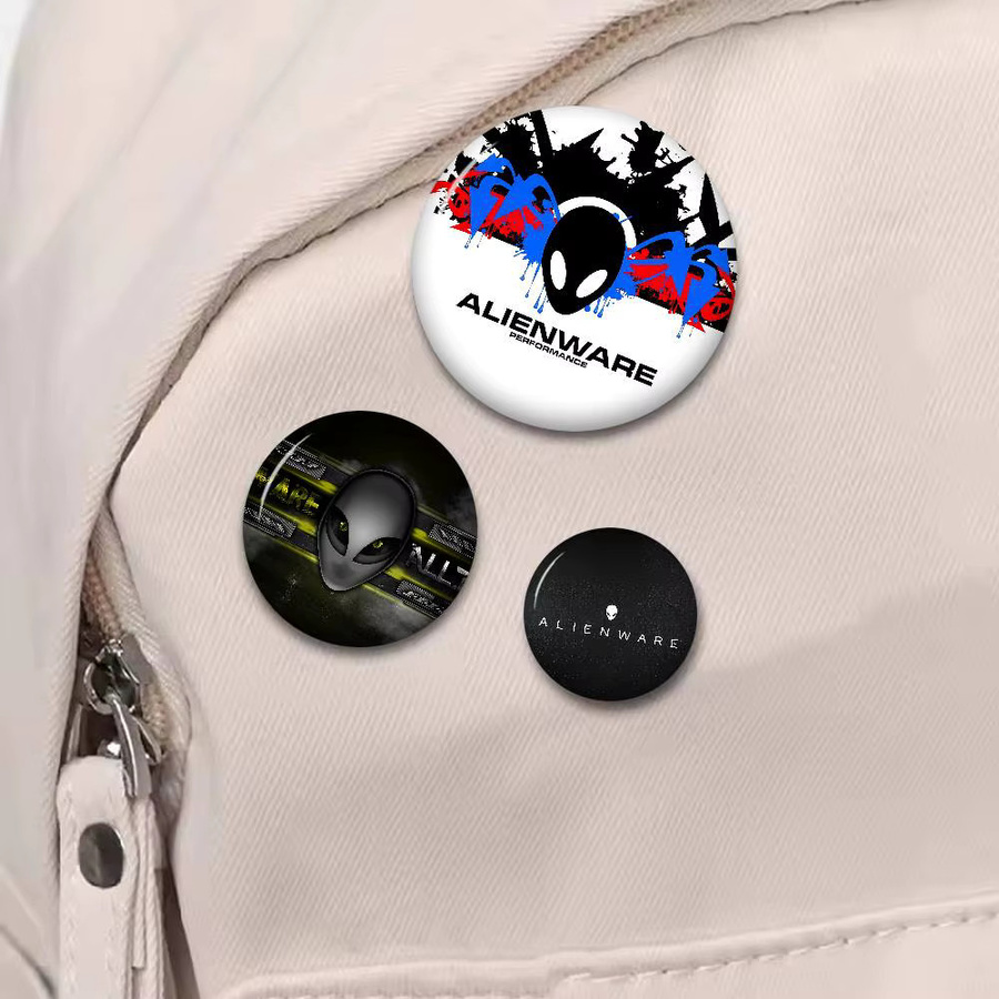 Alienware Anstecknadeln, Bunt, Cartoon - Bild 2