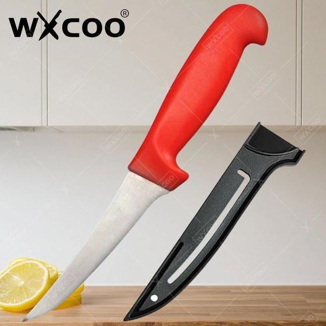 WXCOO Professionelles Japanisches Sashimi-Sushi-Schälmesser für Fisch, Fleisch und Obst in Blau oder Rot - Bild 1
