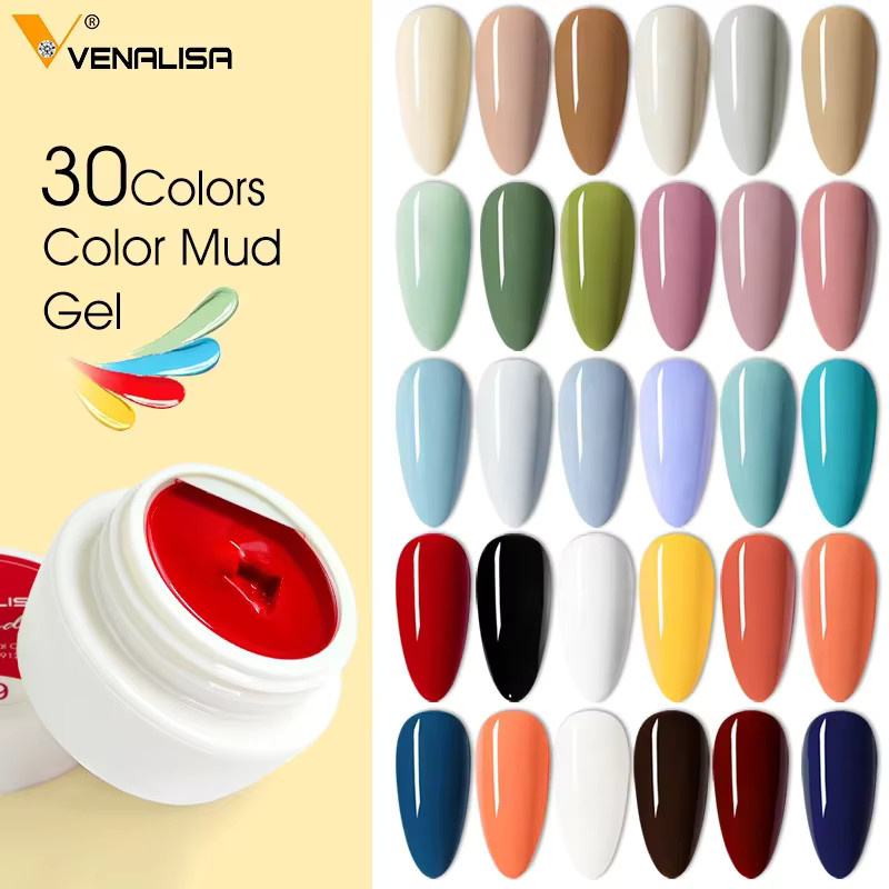 VENALISA Color Mud Gel UV-Nagellack, Glänzend - Bild 2