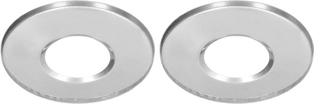 2 Stück mfySpace Poolleiter-Rosetten Abdeckplatten aus Edelstahl in Silber für 4,2 cm Leiterrohr und Pool-Handlauf - Bild 1