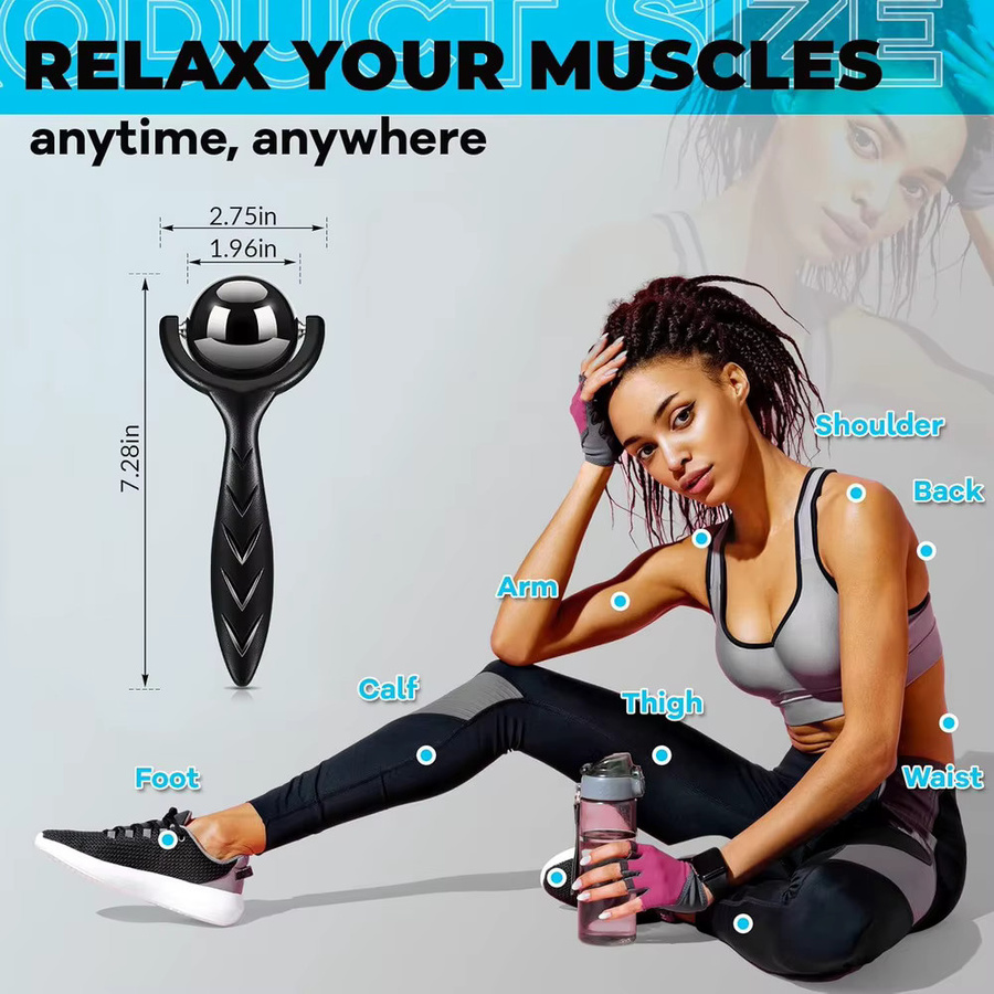 DUTRIEUX Roller-Massageball für Tiefengewebe-Fitness, Unisex - Bild 2