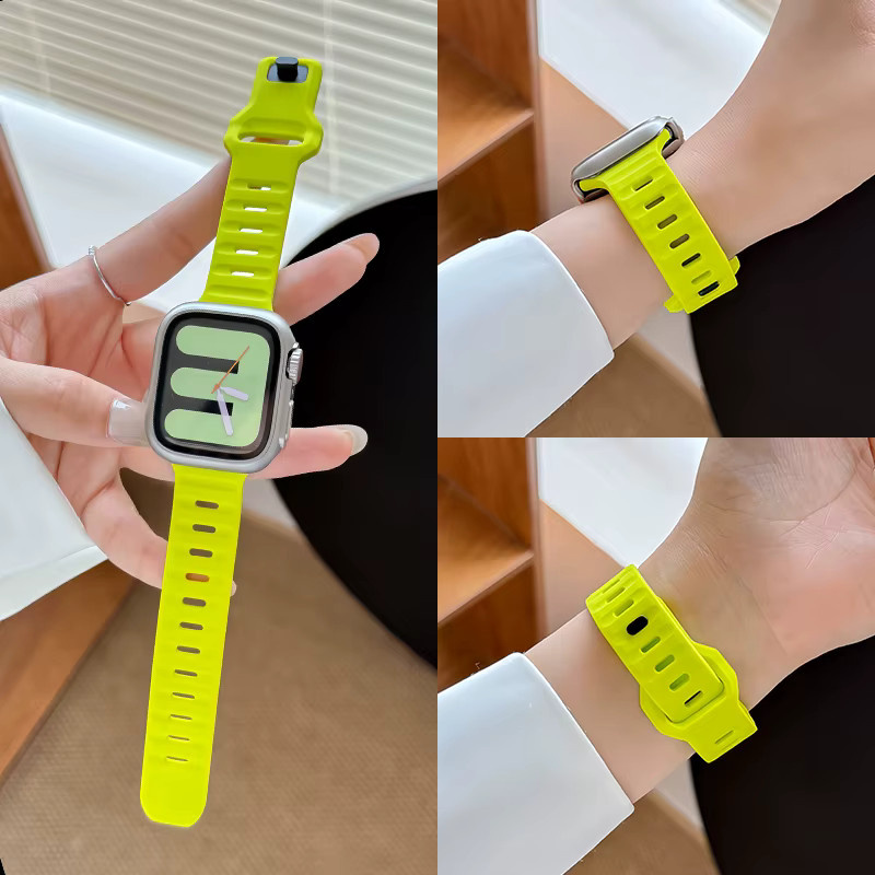 Sport-Silikonarmband, Silikon, Unisex - Bild 4