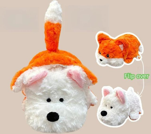 Yiran toy Verwandlungs-Stofftier, Kuscheltierpuppe, 18cm, ab 14 Jahre - Bild 1