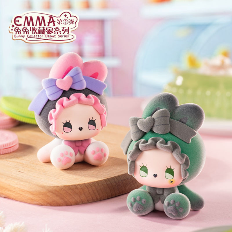 Emma Bunny Collector Series 2 Blind Box von 52TOYS, mehrfarbige beflockte Kawaii-Sammelpuppen aus Kunststoff als dekorative Desktop-Ornamente - Bild 1