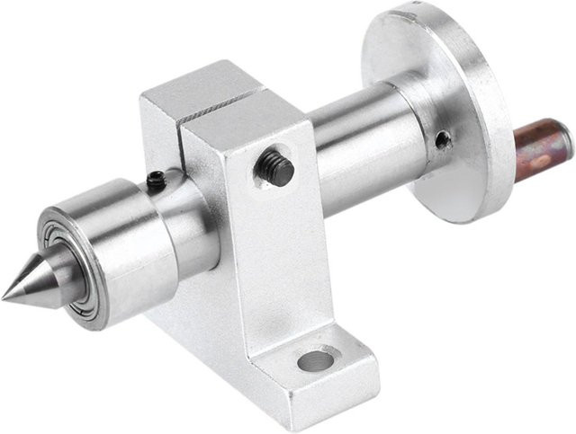 mfySpace Live Center Doppellager für Mini-Drehmaschine in Silber aus Metall - Bild 1
