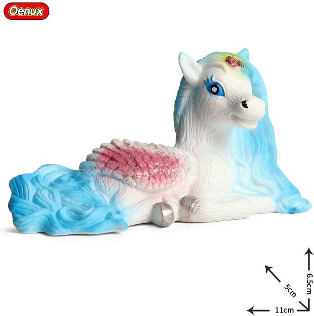 Oenux Regenbogen-Pegasus Märchen Actionfigur PVC ab 3-6 Jahre - Bild 1