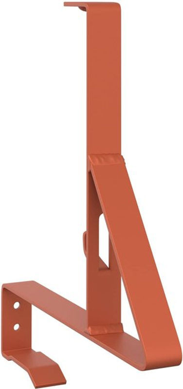 Schneewächter Unterstützung vidaXL in Rot aus Metall, L-Form, B/T/H: 29,5 x 3 x 34,5 cm - Bild 1