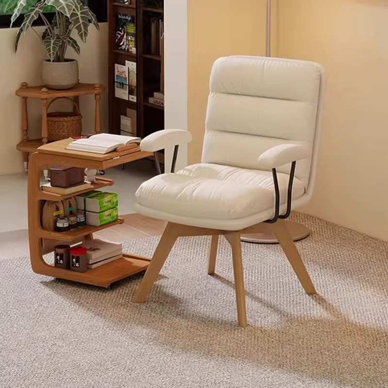 DUTRIEUX Executive Bürostuhl in Weiß mit Armlehnen und Kunstleder-Polsterung für Home-Office und Wohnzimmer - Bild 1