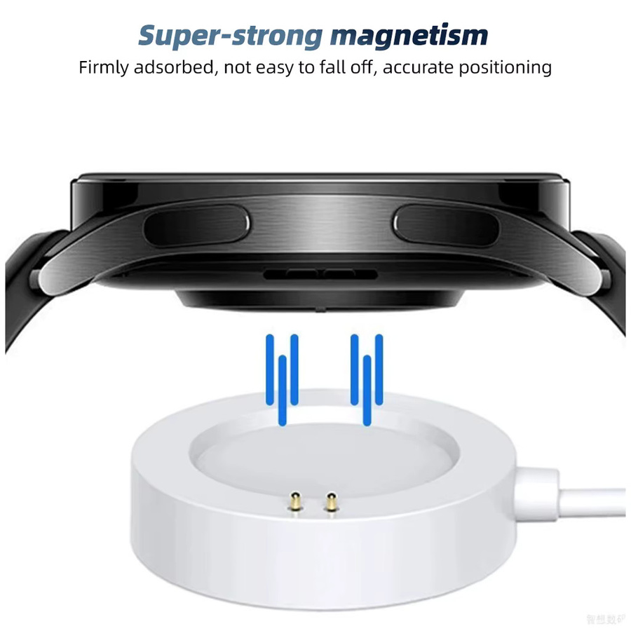 Xiaomi Smartwatch USB-Ladegerät Ladekabel für Watch 2, 2 Pro, S2, S3, S4 in Schwarz - Bild 4
