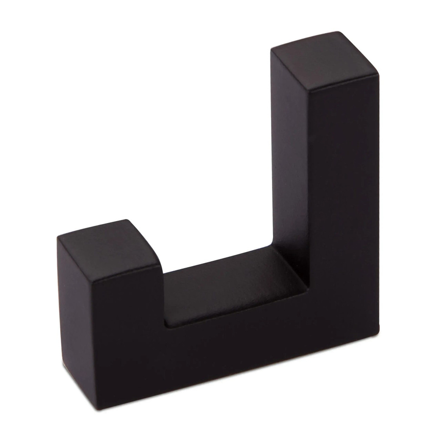 COSIMA Garderobenhaken aus Zinkdruckguss, 1 Fach, Schwarz - Bild 2