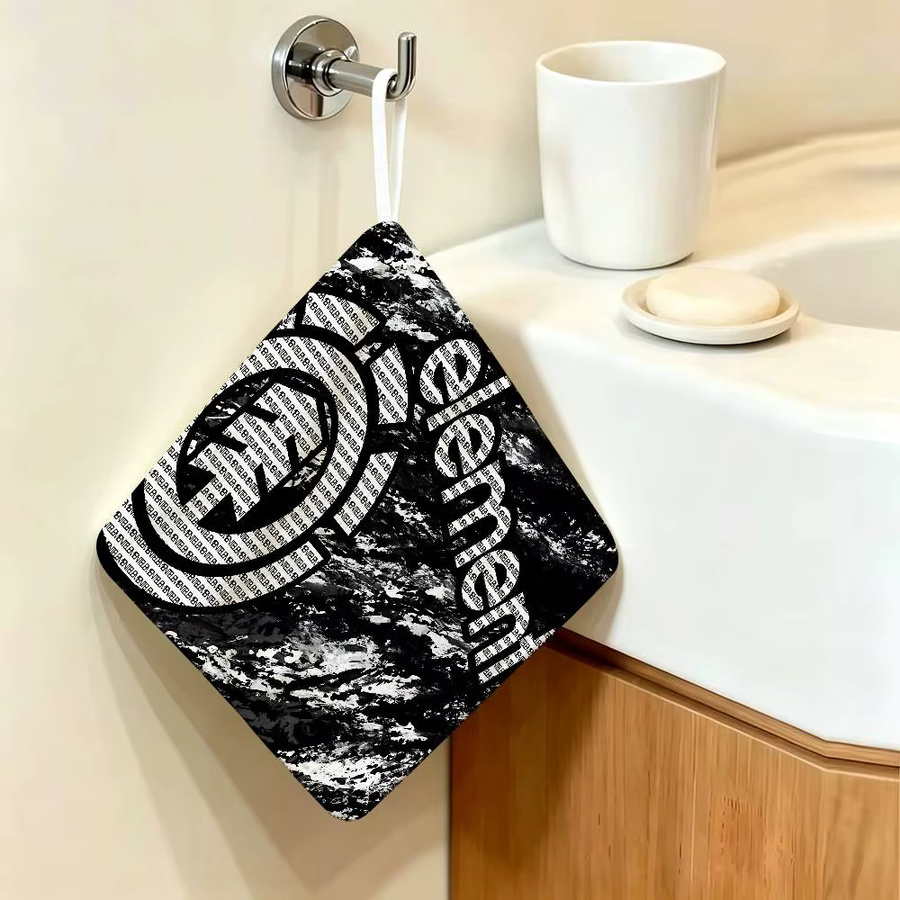 E-Element Küchentuch Skateboard Logo in Schwarz aus Polyester-Baumwolle mit Aufhängeschlaufe, Breite: 30,0 cm, Höhe: 25,0 cm - Bild 2