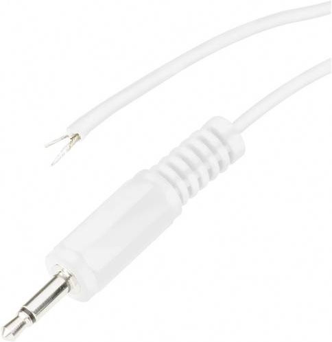 BKL Electronic Klinken-Steckverbinder 3.5mm Mono Polzahl 2 Weiß - Bild 1
