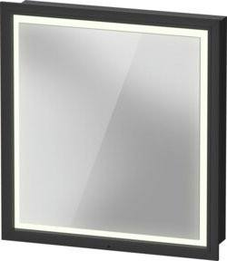 Duravit L-Cube Spanplattenschraube mit Türanschlag, Farbe: Graphit, B/T/H: 65 x 15,5 x 70 cm - Bild 1