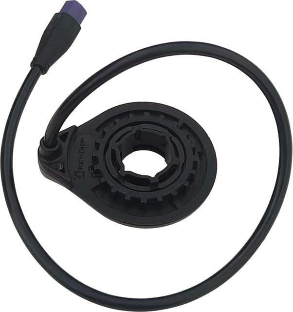 Elektrischer Fahrradunterstützungssensor von Bafang in Schwarz mit 6-poligem quadratischem wasserdichtem Stecker - Bild 1