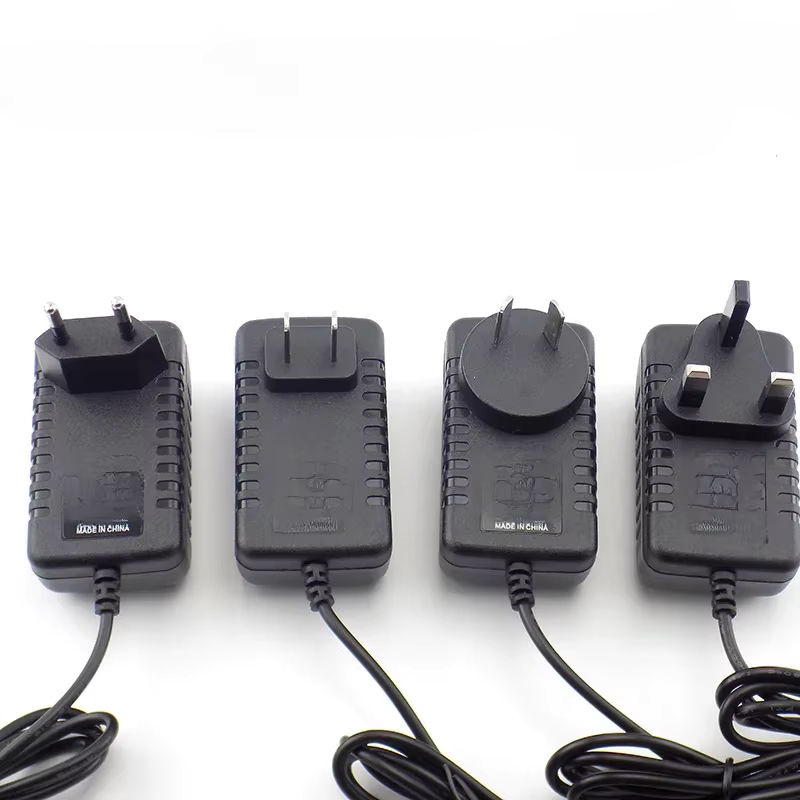 AC DC Netzteil Adapter 12V 2A 2000mA mit EU UK AU US Stecker für LED Streifen und Lampen, Anschluss 5,5mm x 2,5mm - Bild 5