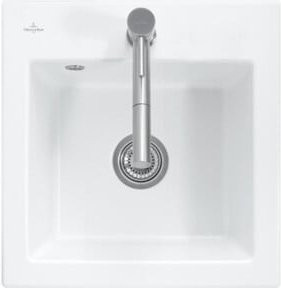 Villeroy & Boch Subway 50 S Flat bündiges Spülbecken aus Keramik in Snow White - Bild 1