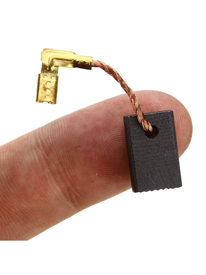 5 Stück Kohlebürsten für Makita Winkelschleifer GA 4034 GA 4530 GA 4534 GA 5434 GA 5034 GA 5030 CB-459 B/B/H: 6 x 9 x 13,5 mm - Bild 3