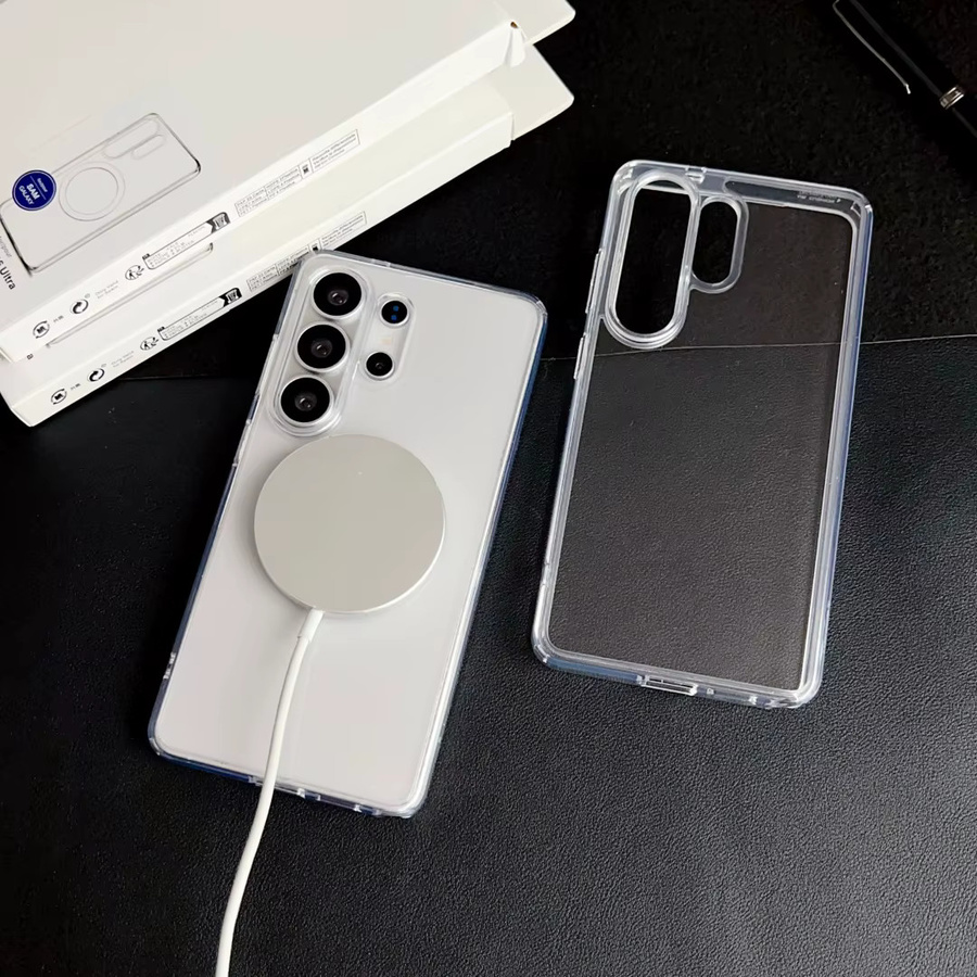 Spigen PC Matte Magnetic Crystal Clear Design-Hülle für Samsung Galaxy S26 Ultra, S25 und S24 Plus in Transparent mit MagSafe und stoßfester Hartschale - Bild 2
