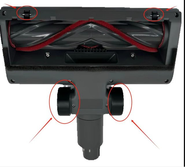 Dreame Ersatzteil Hinterradbaugruppe und Vorderradbaugruppe in Purple für V16S V12S V11 V12 V12pro T10 T20 R10 R10pro T30 R20 T30NEO R20pro - Bild 1