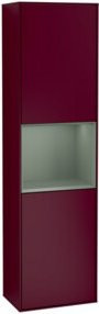 V&B Hochschrank Finion mit Wandbeleuchtung und Glastüren, B/T/H: 41,8 x 27,0 x 151,6 cm - Bild 1