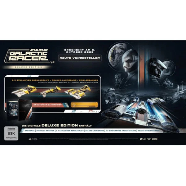 Star Wars Galactic Racer Deluxe Edition Rennspiel und Adventure für PlayStation 5 - Bild 1