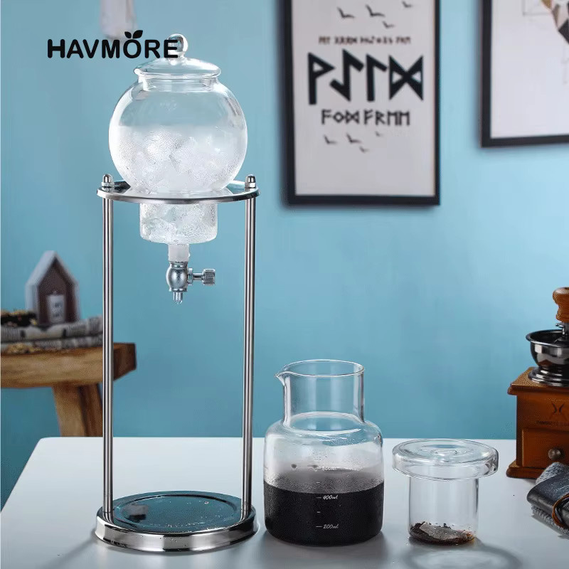 HAVMORE Cold Brew Kaffee Maker aus Glas, 600 ml, transparent - Bild 6