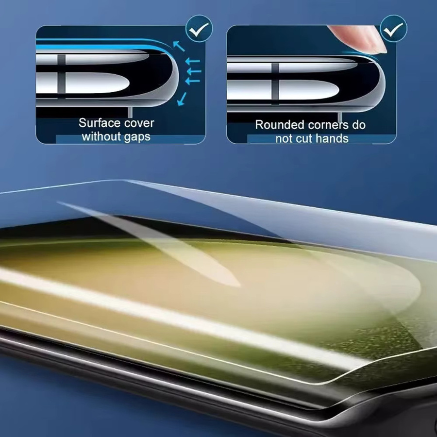 3er-Pack Keramikfolie Displayschutzfolie für Vivo X300 Pro, X300, X200 Pro, X200 Ultra und X100, transparent, inklusive Installationssatz - Bild 3