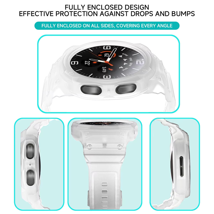 OAKCHARM Uhrenarmband Silikon, für Samsung Galaxy Watch 8, 40 mm, 44 mm - Bild 5