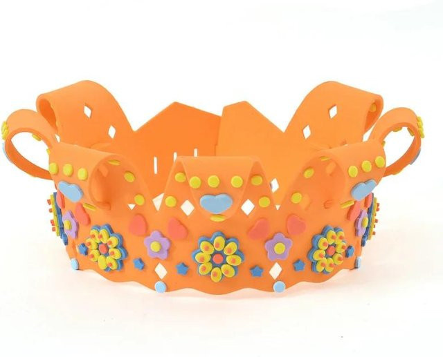 Topmix 3D Puzzle Geburtstagshut Krone, gelb, 1 Stück - Bild 1