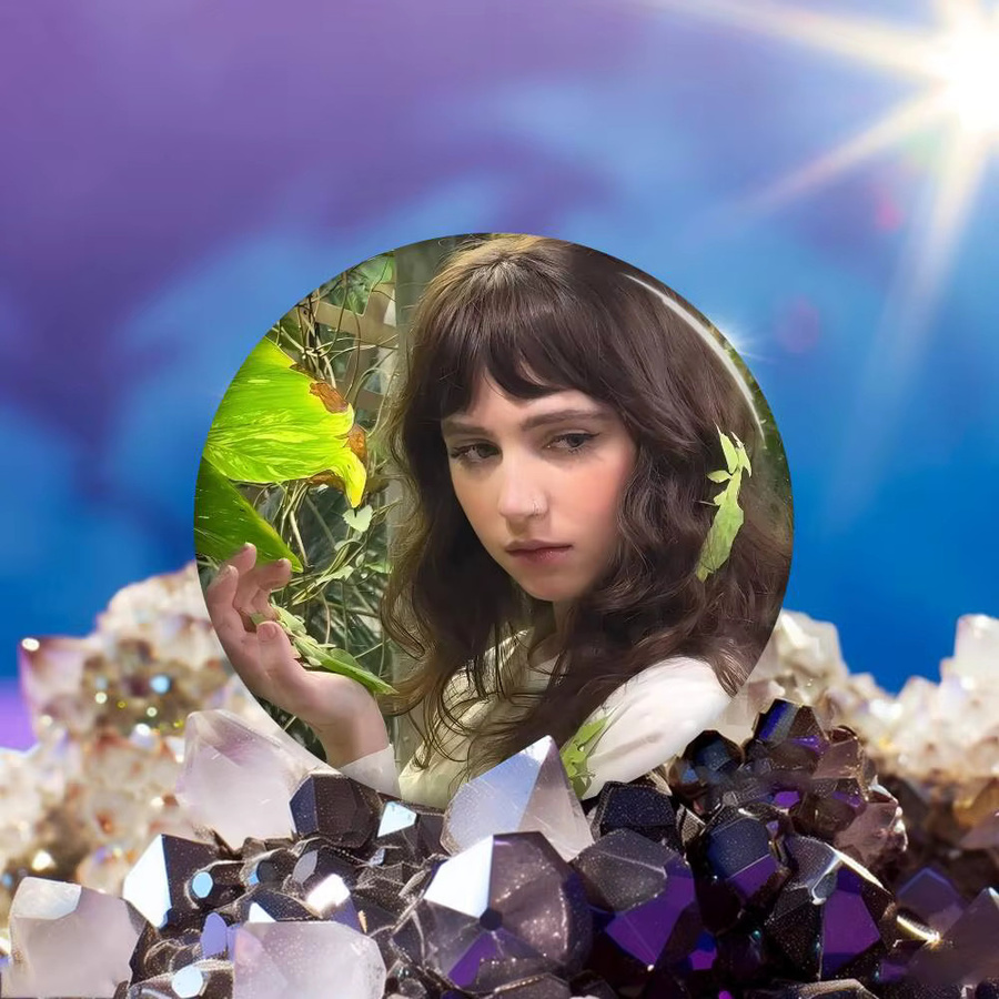 Mesuca Charm Singer C-Clairo Anstecknadeln aus Metall, rund, Multicolour - Bild 5