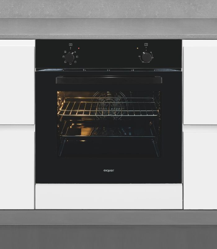Exquisit Einbaubackofen EBE255-U-020 in Schwarz mit 59 l Volumen - Bild 8