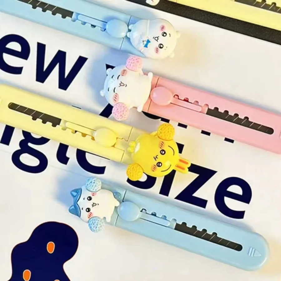Jiyi Universalmesser mit niedlichem Cartoon-Design für Bastelarbeiten und zum Paketöffnen - Bild 2