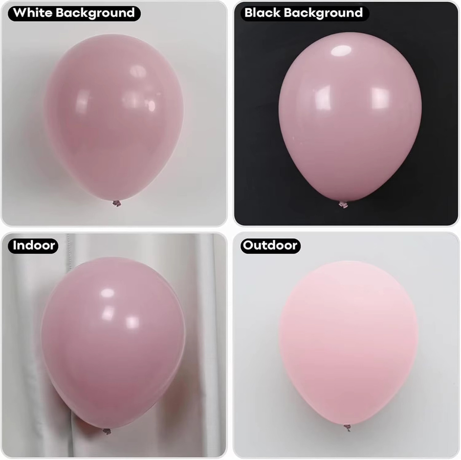 MicroPlush Boho Ballongirlande Set mit 85 Stück in Rosa, Blau und Weiß für Geburtstag, Hochzeit, Babyparty oder Abschlussfeier - Bild 4