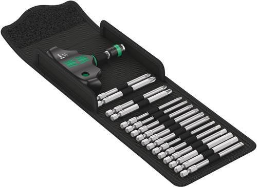 Wera Kraftform Kompakt 400 Bit-Set und Steckschlüssel 17-teilig in Werkzeugrolle - Bild 1