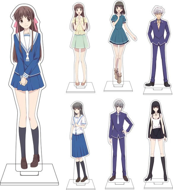 Bandai Fruits Basket Acryl-Figur Ständer, 16cm - Bild 1