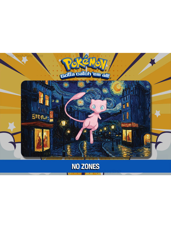 Potdemiel Mew Van Gogh Cafe Terrace TCG Spielmatte, wasserdicht, rutschfest - Bild 2