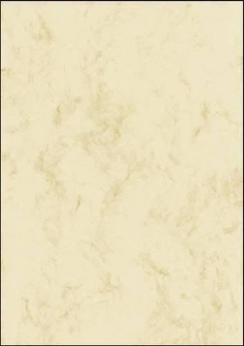 Sigel Motivpapier Marmor Edelkarton DIN A4 Beige 200 g/m² 50 Blatt - Bild 1