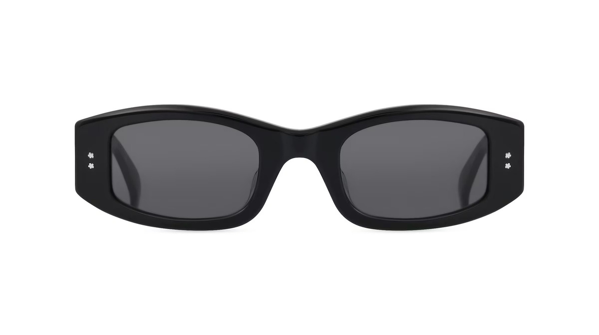 Kenzo KZ40166U Sonnenbrille, Vollrand, quadratisch, Kunststoff, Unisex, schwarz, grau - Bild 1